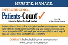 Patients Count: Enterprise patient feedback solution
